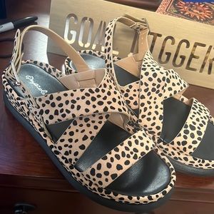 Cheetah Print Sandals
